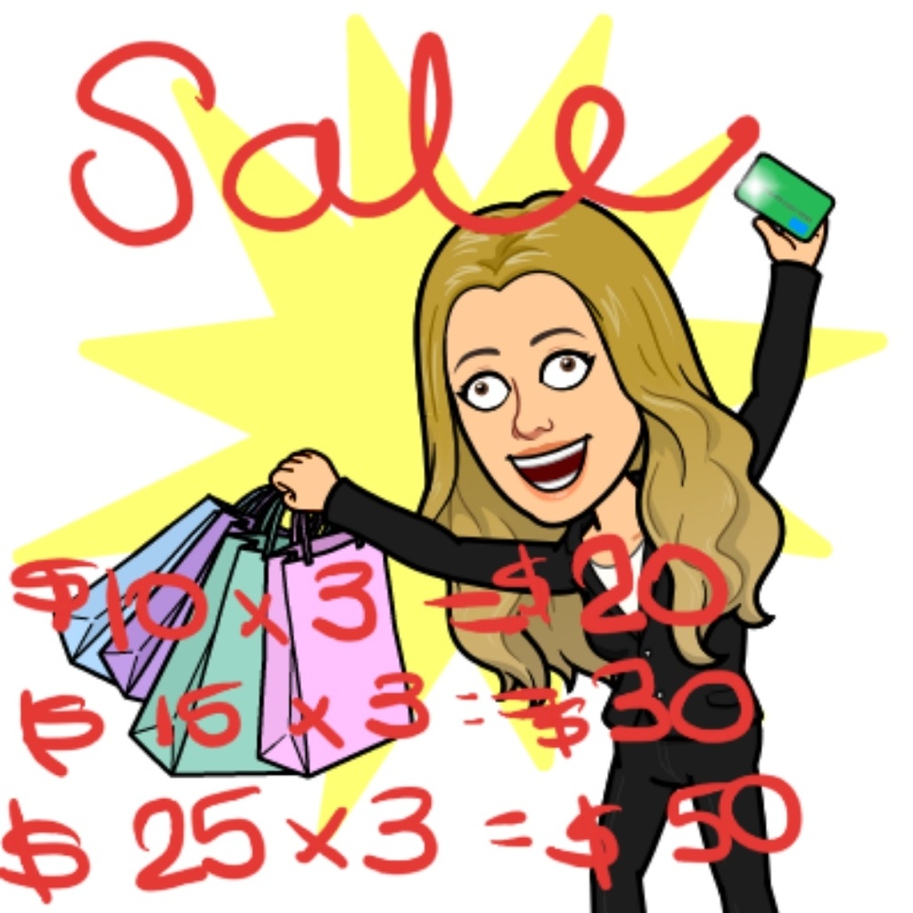 $10, $15 and $25 items